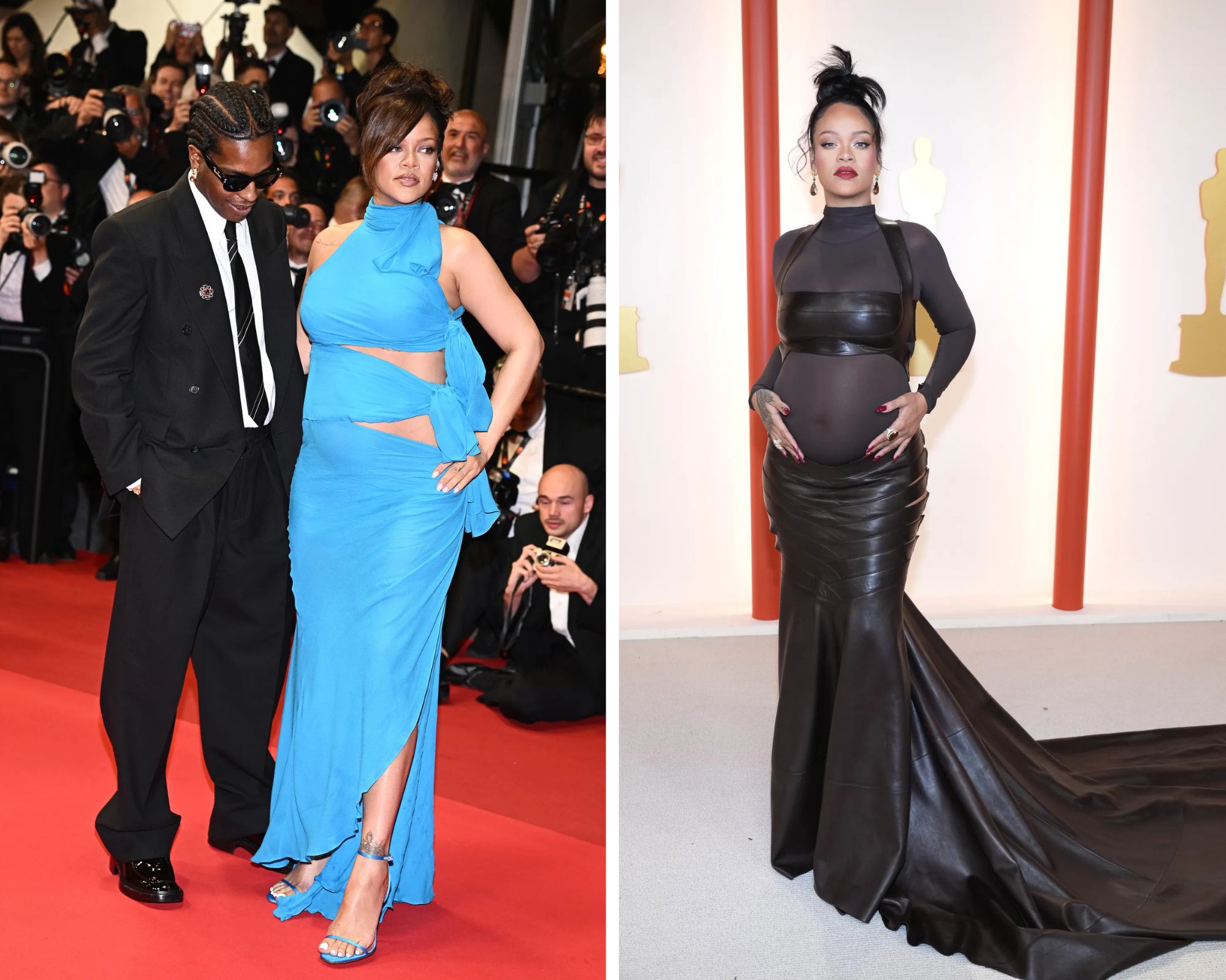 Rihanna is recente zwangerschapslooks van Alaïa