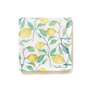 Servetten met citroenen