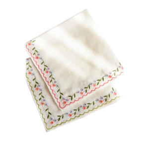 Geborduurde servetten