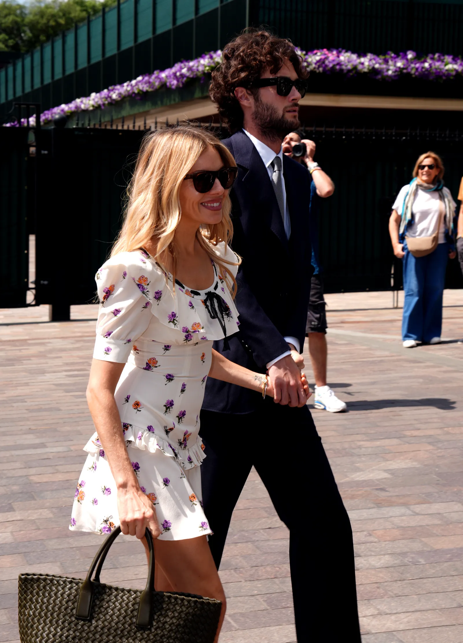 Sienna Miller en Oli Green bij Wimbledon 2025