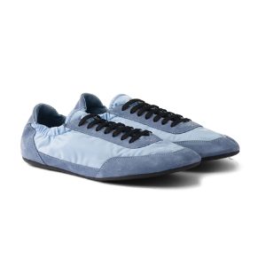 Blauwe Prada Collapse sneakers
