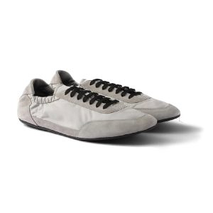 Grijze Prada Collapse sneakers