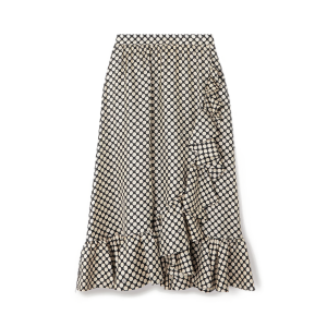 Wikkelrok met polkadots