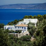 De villa van de koninklijke familie in Kranidi, Griekenland