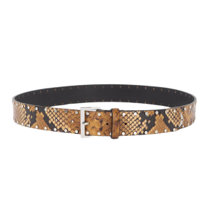 zadig & Voltaire riem leer slangenprint