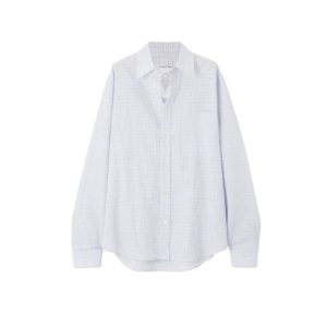 BOTTEGA VENETAGeruit shirt van katoen en linnenmix 