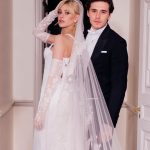Brooklyn en Nicola Peltz-Beckham op hun trouwdag