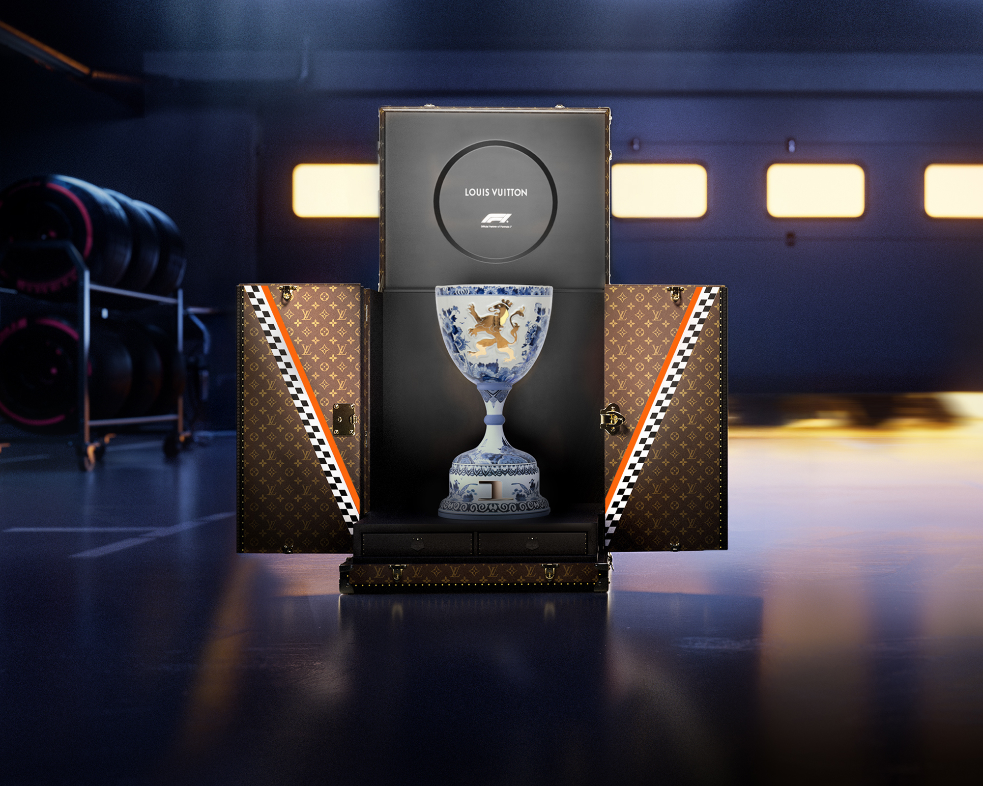 De trofee van de Formule 1 Heineken Grand Prix in Zandvoort.