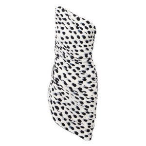 Jurk met zwarte stippen