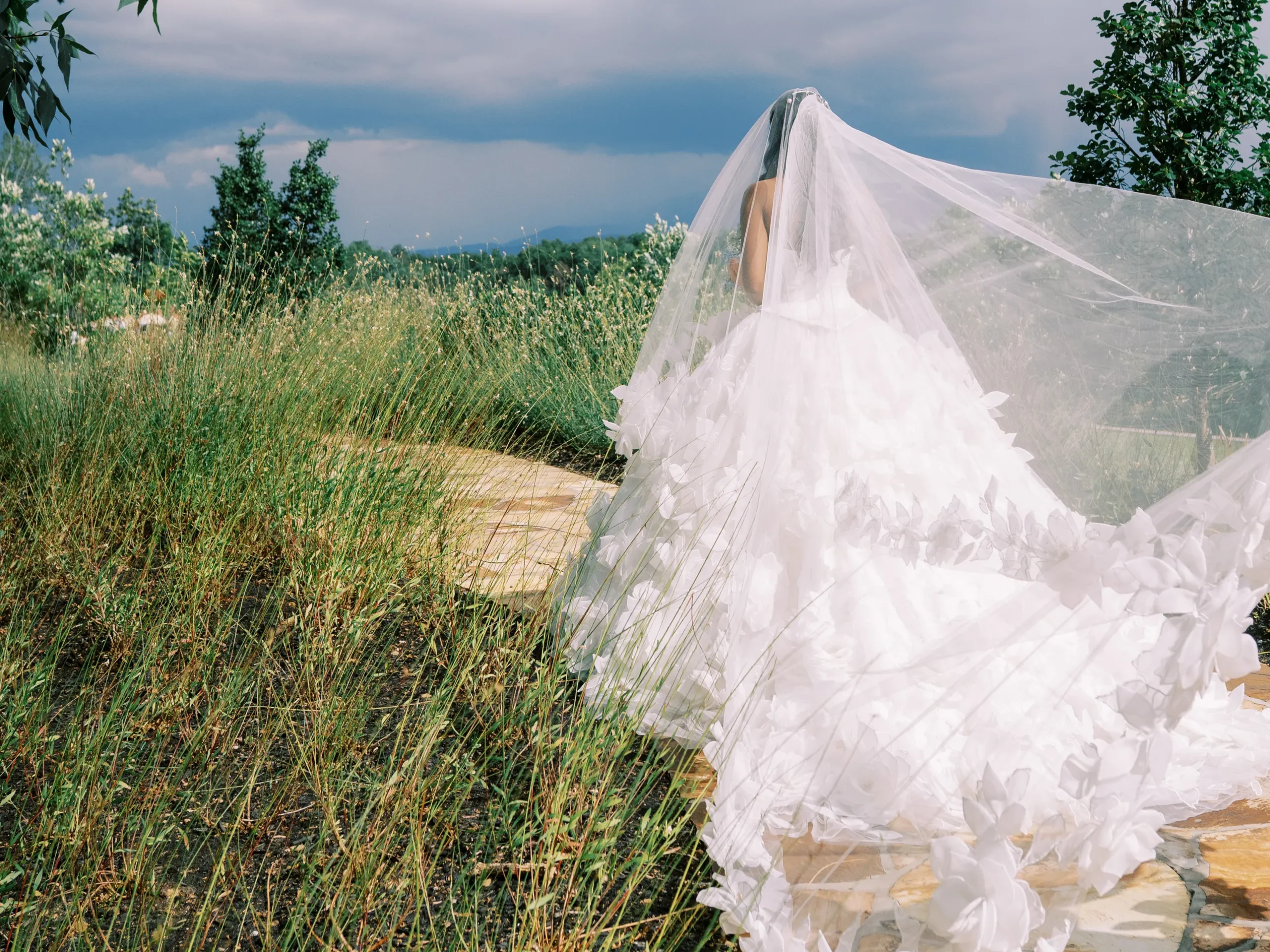 Pepi Zach bruiloft jurk met sluier