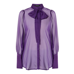 bruuns bazaar semi transparante blouse