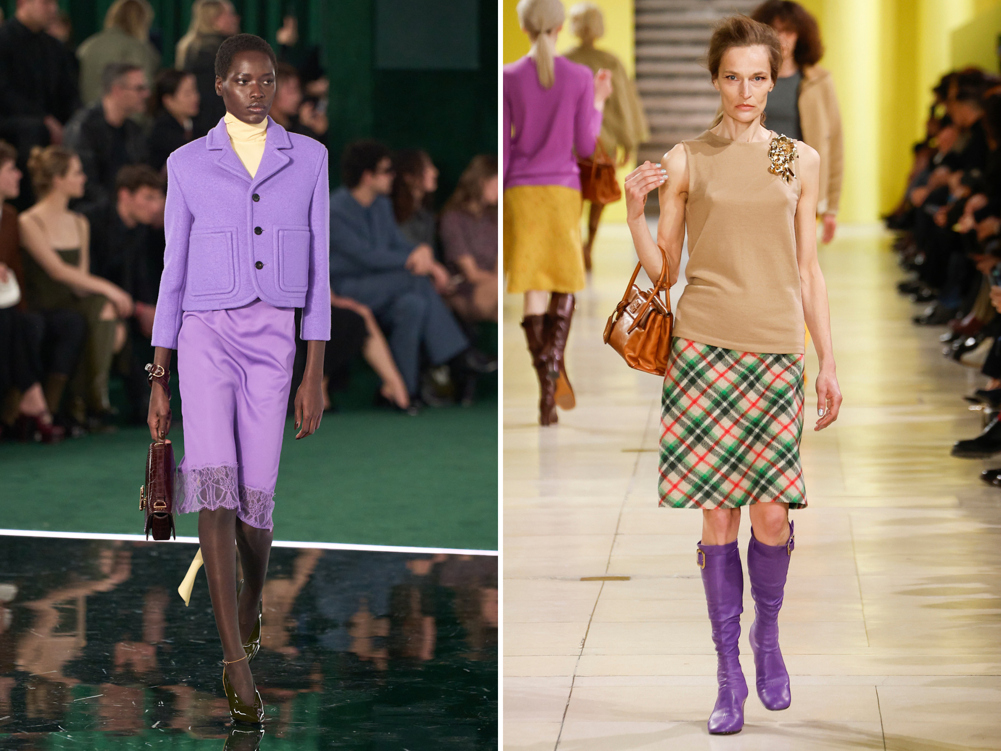 gucci miu miu paars trendkleur