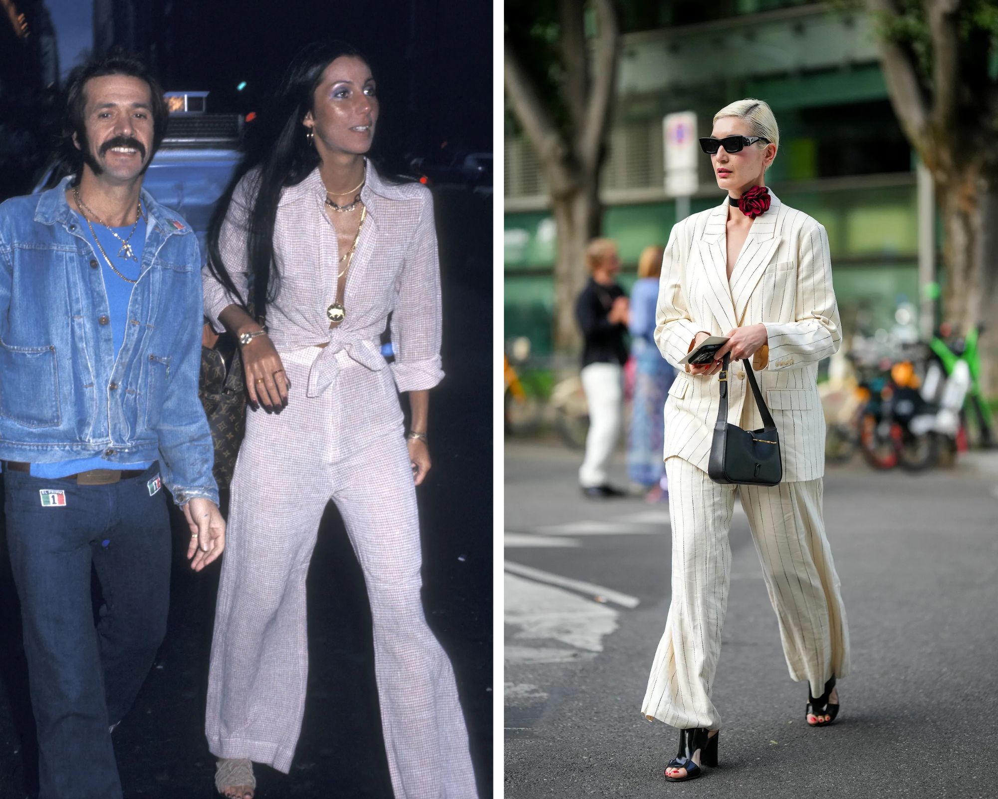 De soepelvallende broek in de eighties en nu