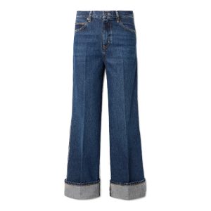 Jeans met omgeslagen pijpen van Frame