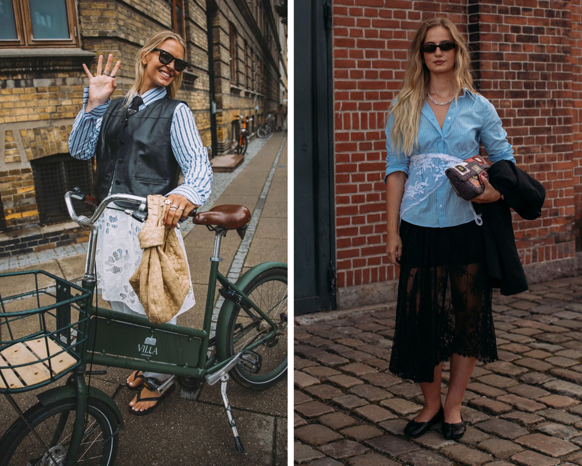 De kanten rok is een favoriet van streetstylers tijdens Copenhagen Fashion Week