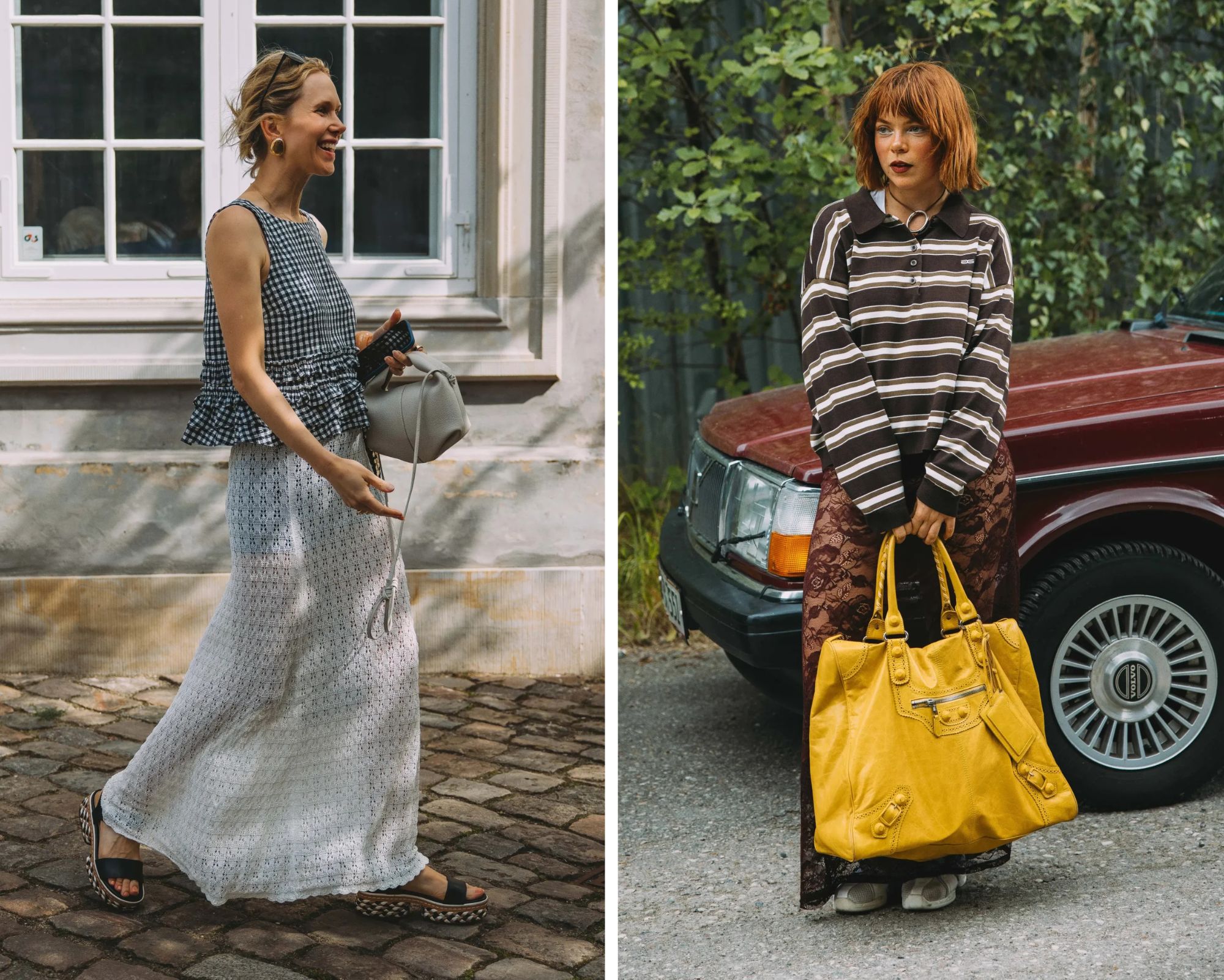 De kanten rok is een favoriet van streetstylers tijdens Copenhagen Fashion Week