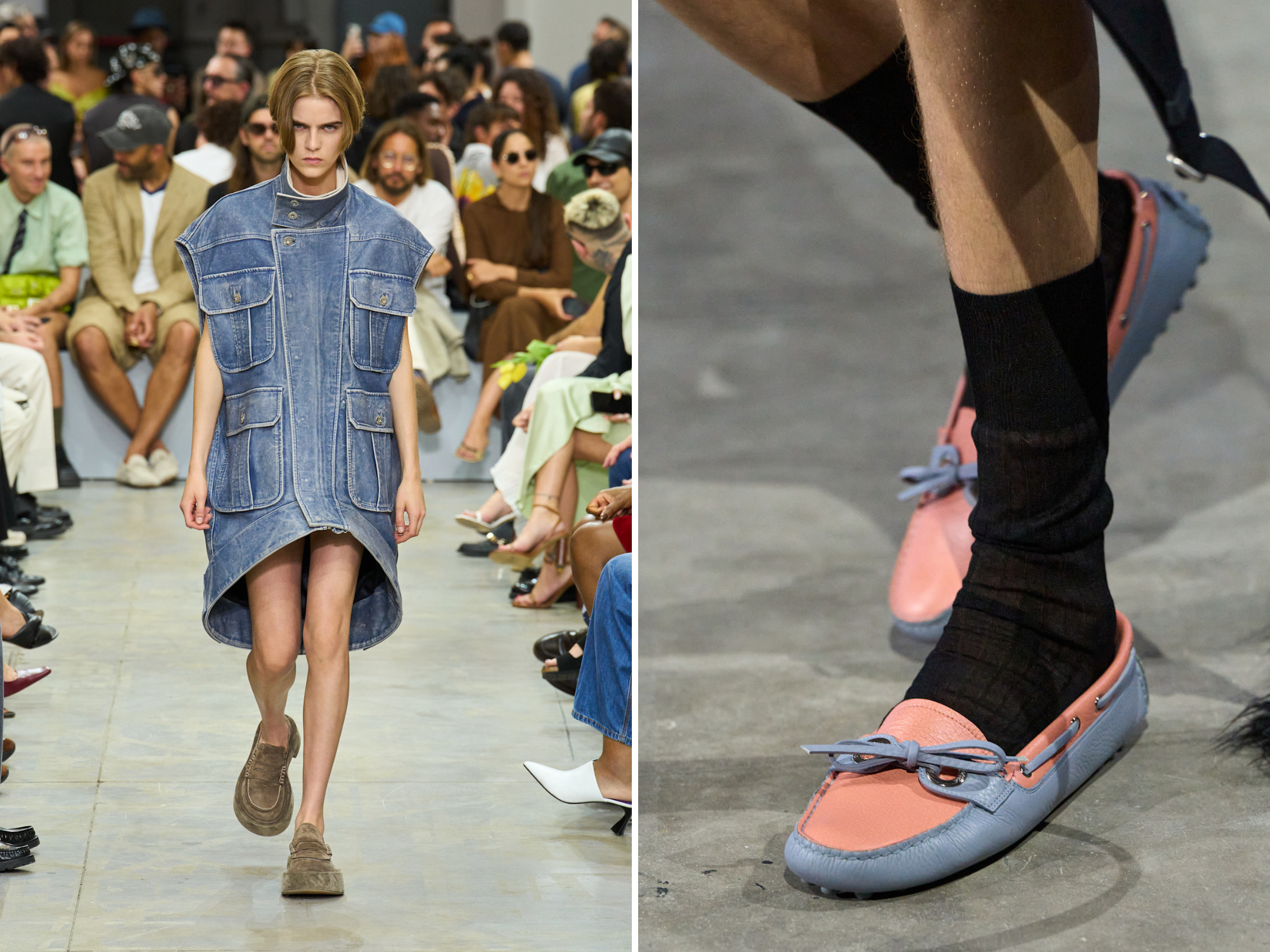Opvallende loafers bij JW Anderson en Dior