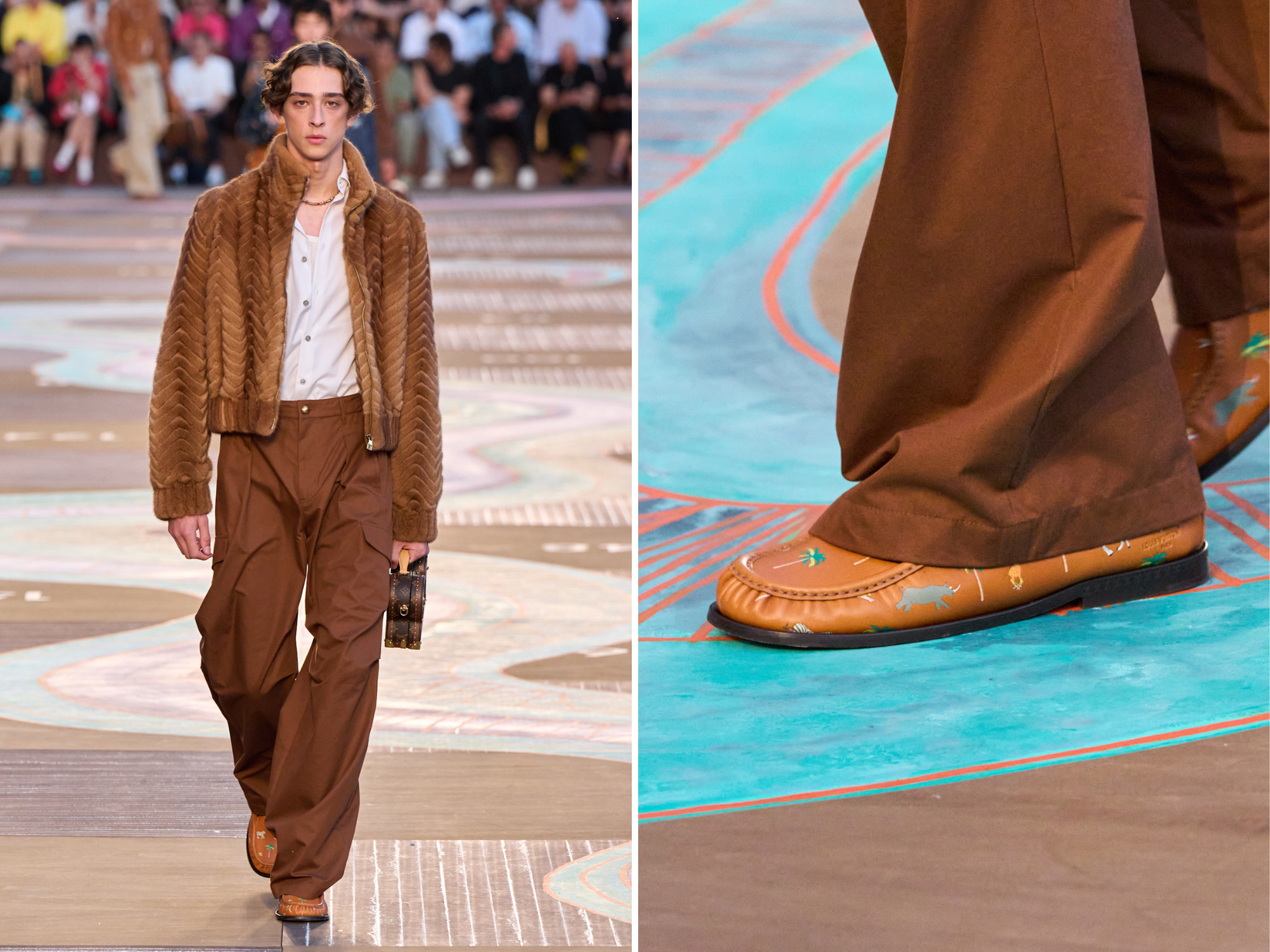 Opvallende loafers bij Louis Vuitton