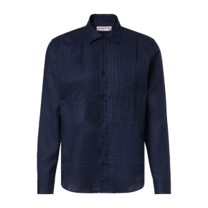 Donkerblauw overhemd