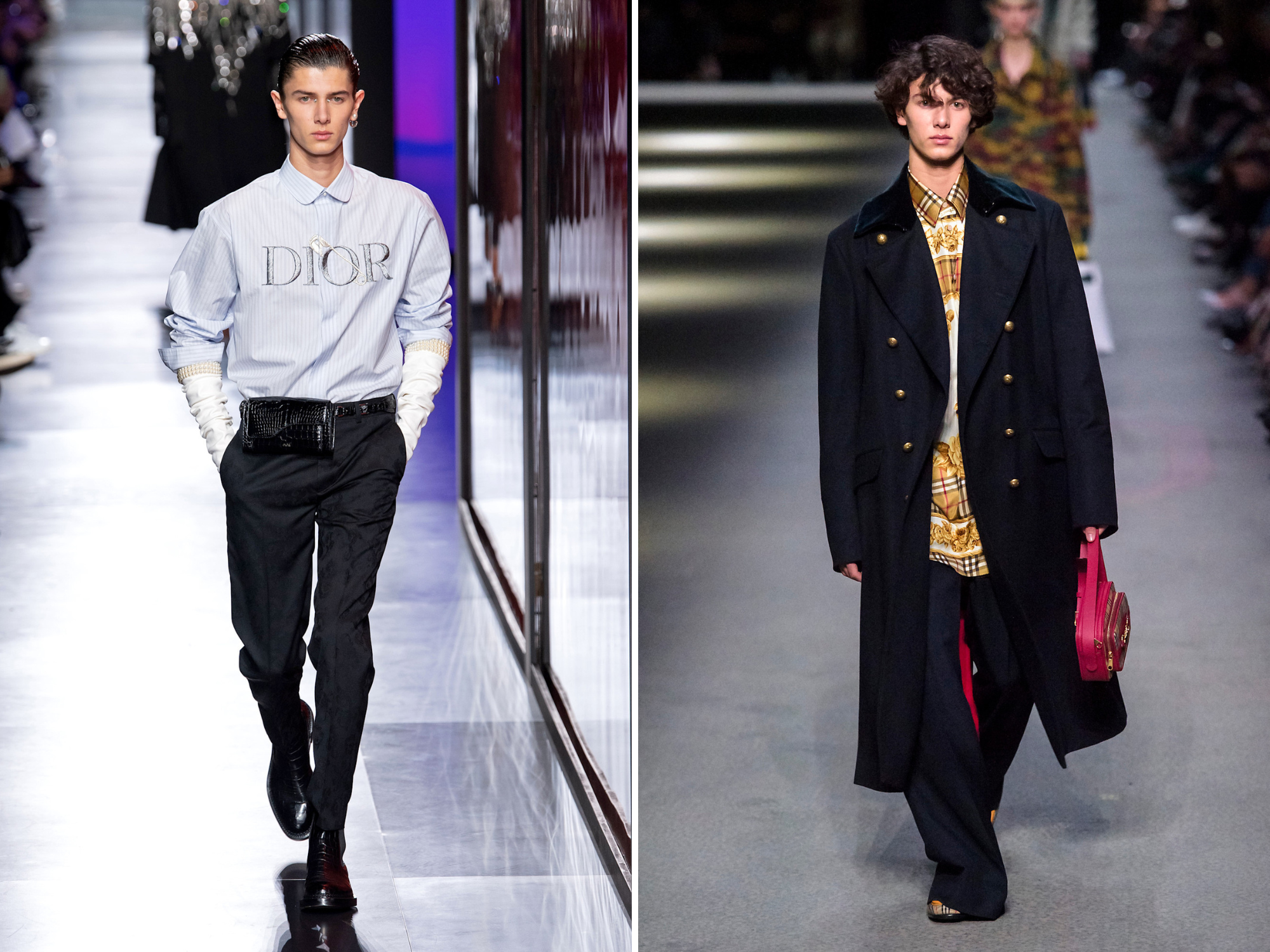 Prins Nikolai op de catwalk voor Dior en Burberry