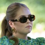 Prinses Amalia met een zonnebril van Celine