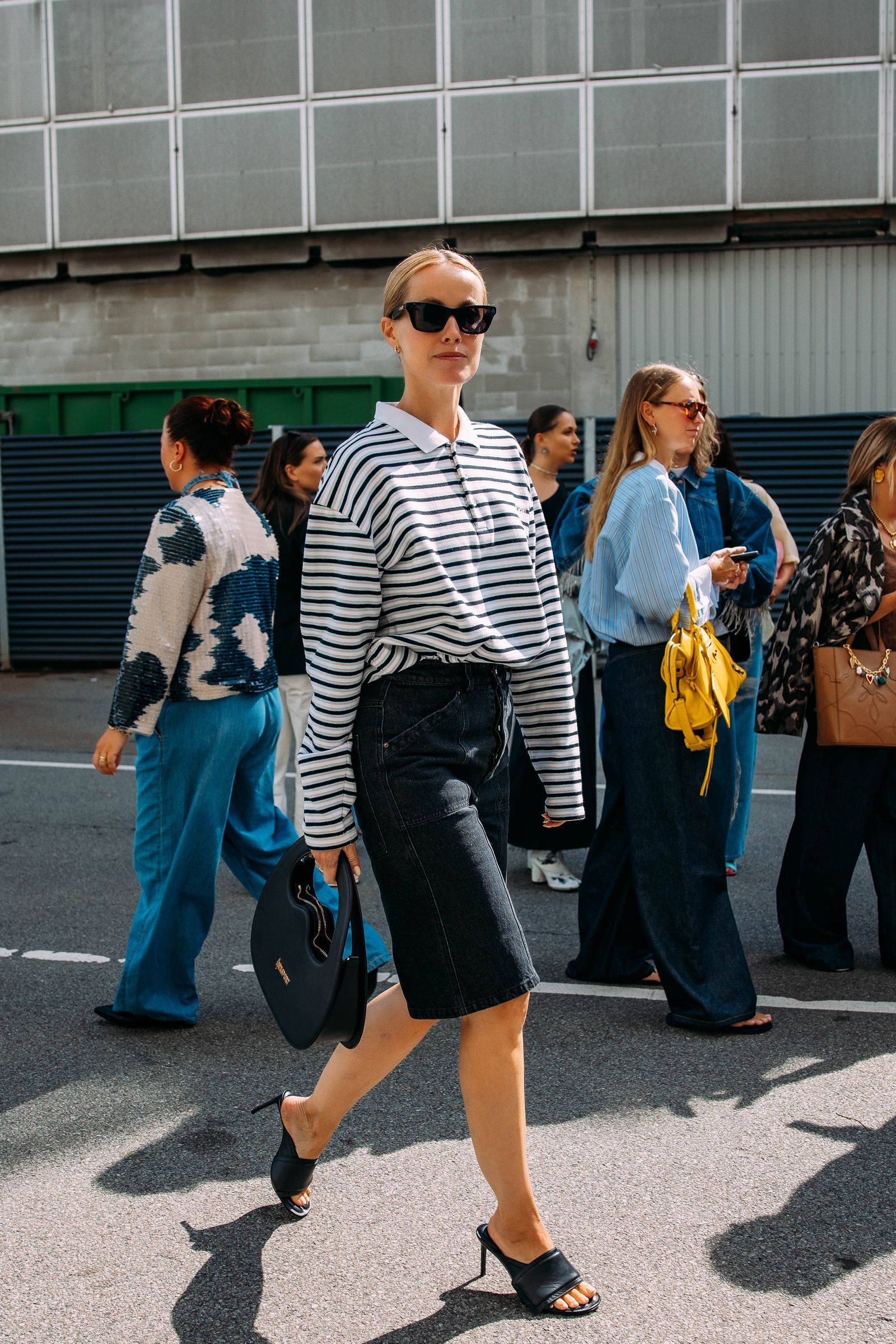 Streetstyle in de zomer in Kopenhagen