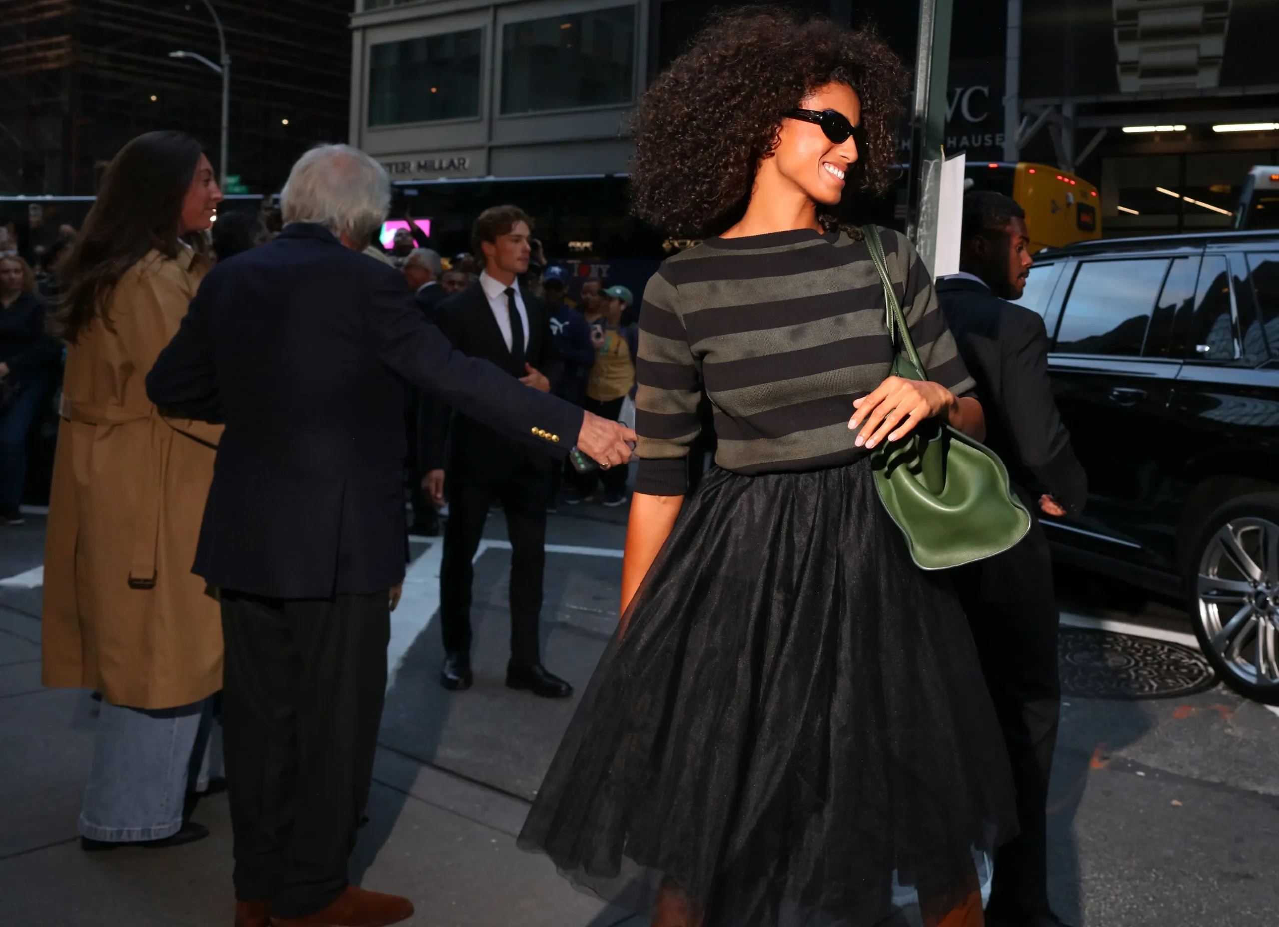 Imaan Hammam new york fashion week streetstyle
