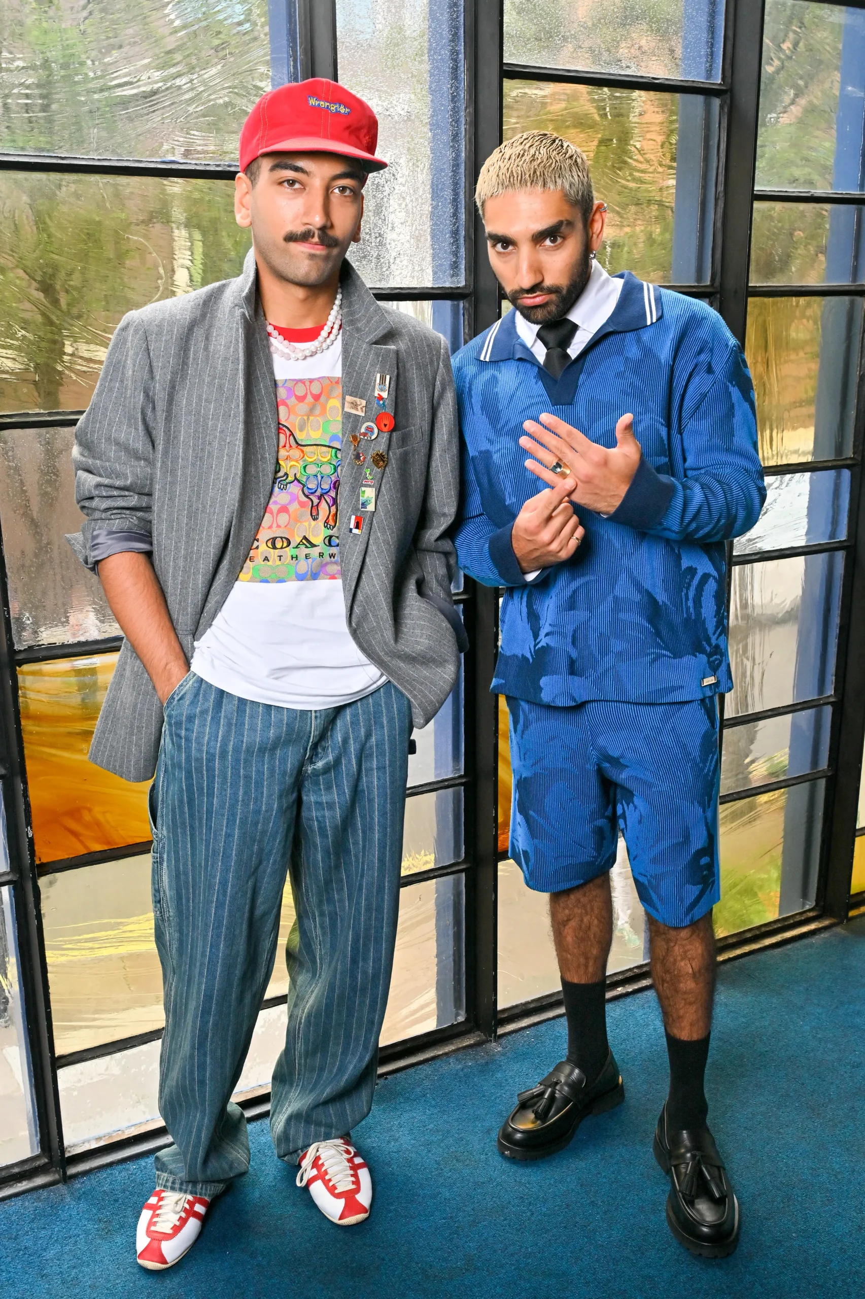 nabhaan rizwan en mawaan rizwan bij de completedworks show