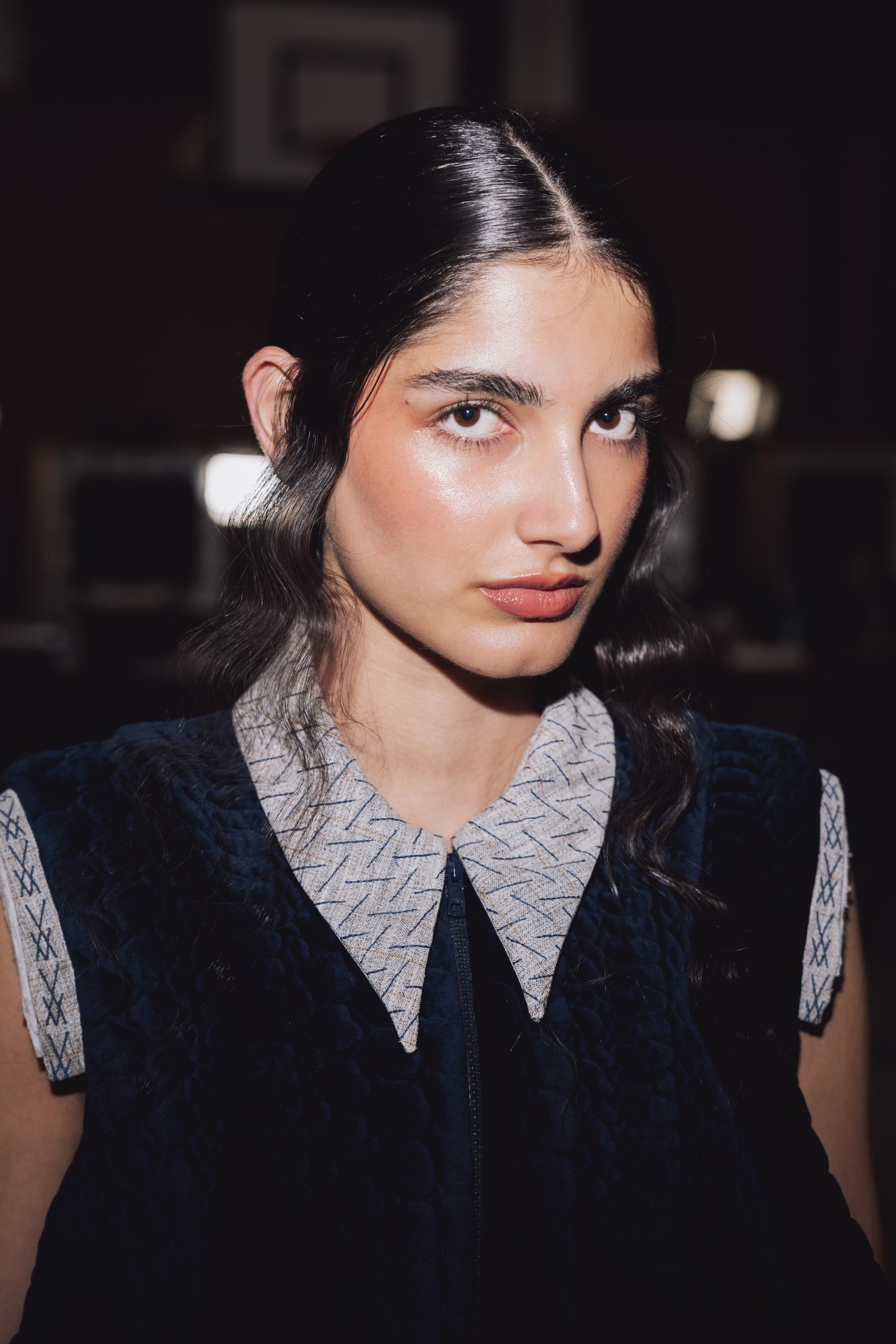 Een van de beautylooks van Vogue Downtown 2025