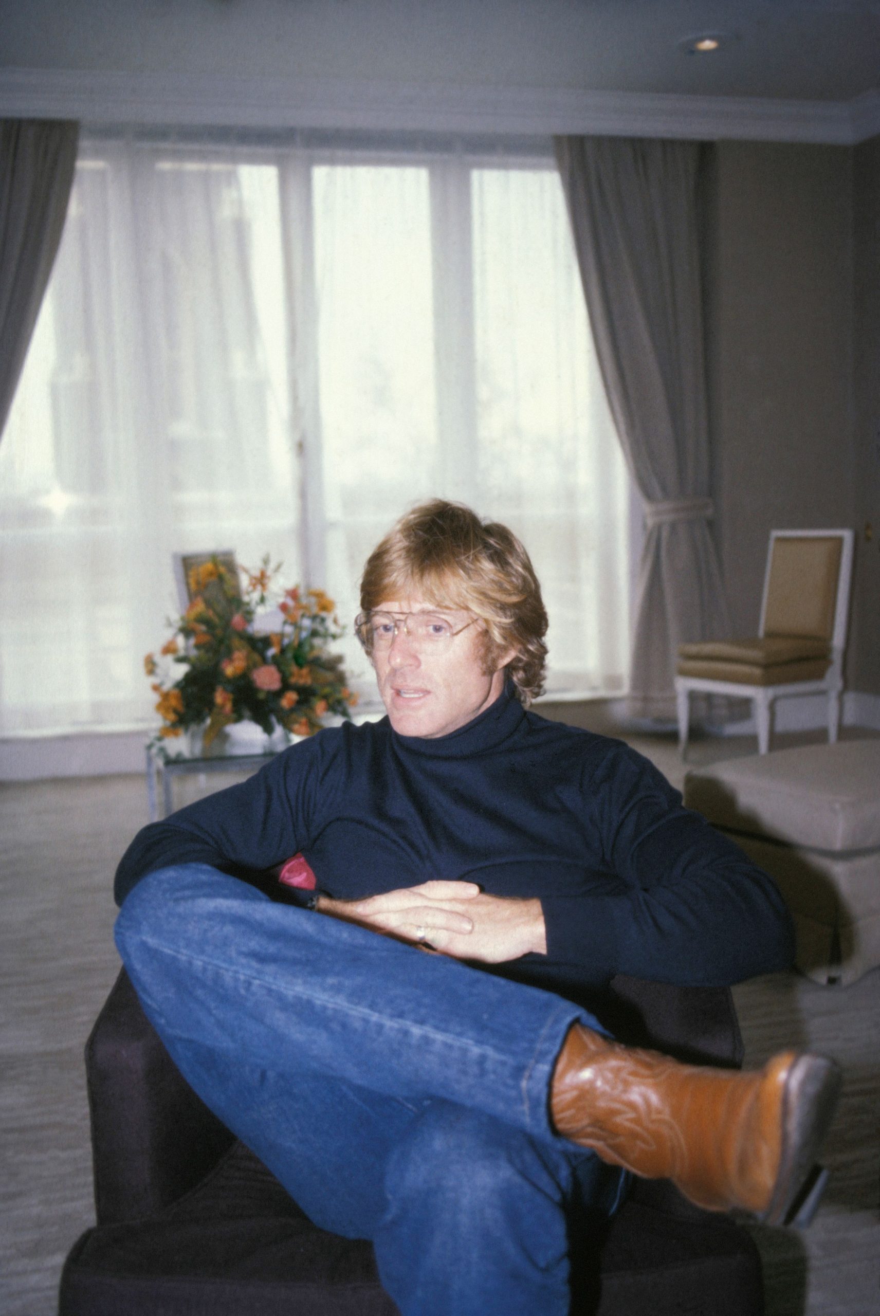 Robert Redford in Frankrijk in 1980