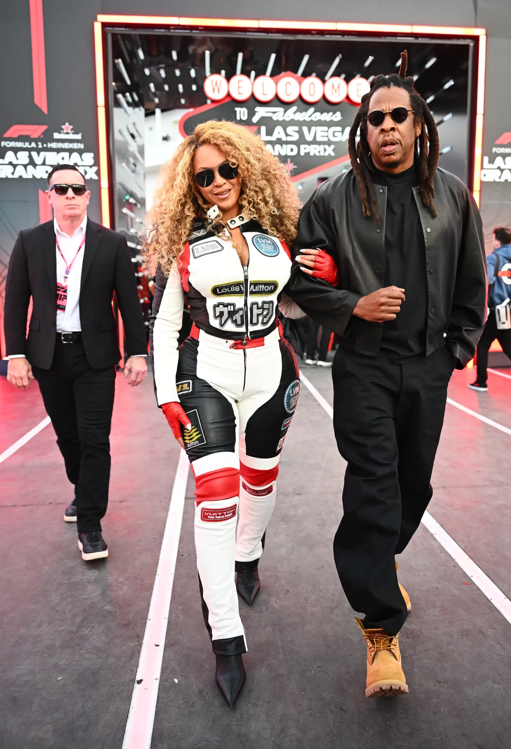 Beyonce bij de At F1 in Las Vegas, 2025