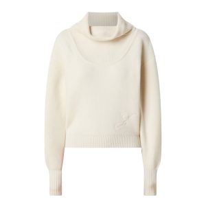 Jacquemus Fijngebreide trui in wolblend met col