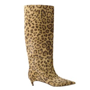 Luipaardprintlaarzen van Jimmy Choo