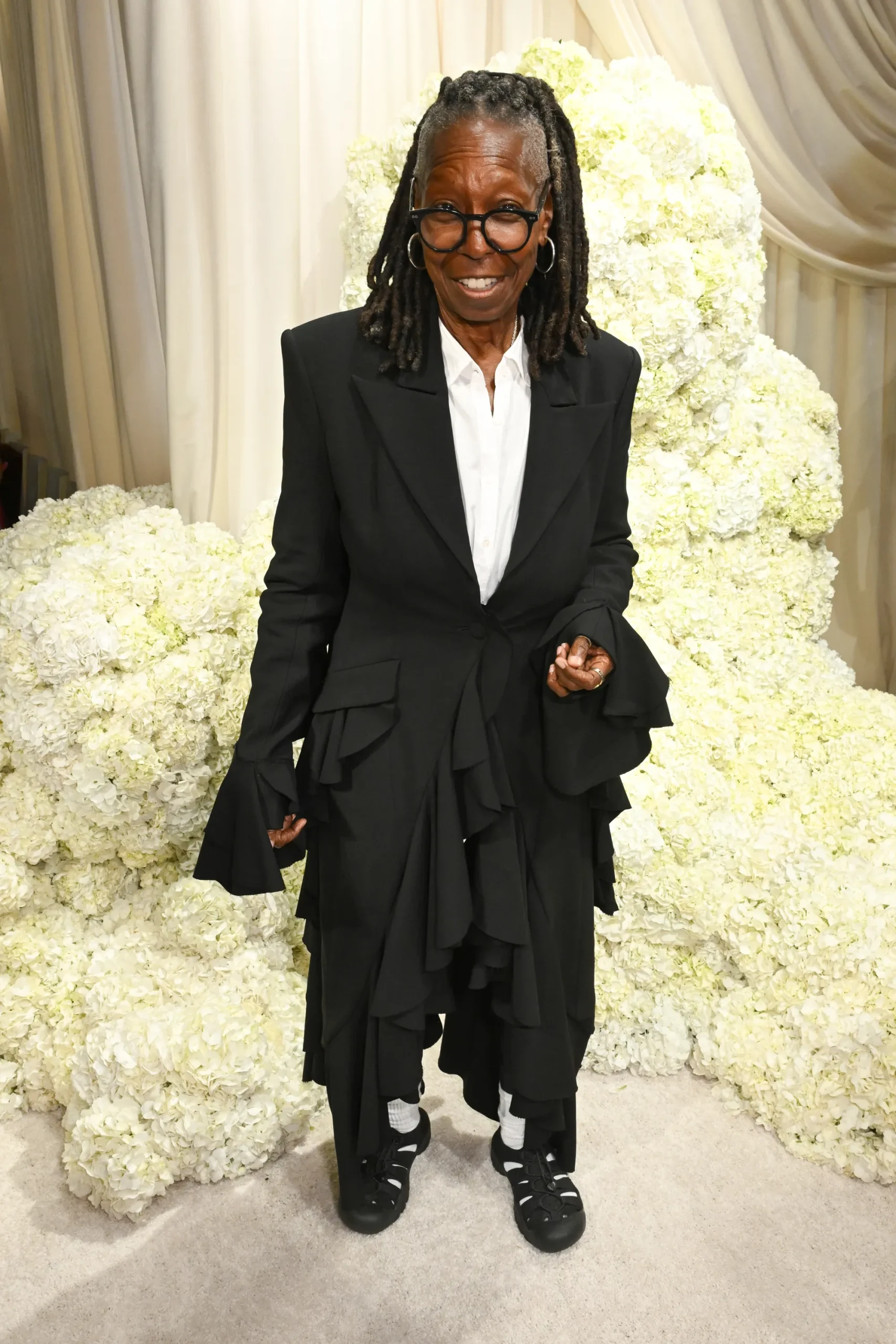 Whoopi Goldberg bij Christian Siriano