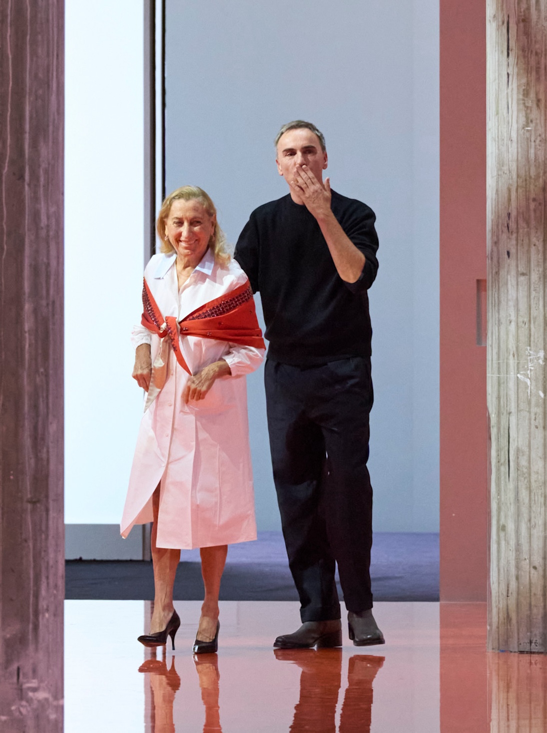 miuccia prada en raf simons