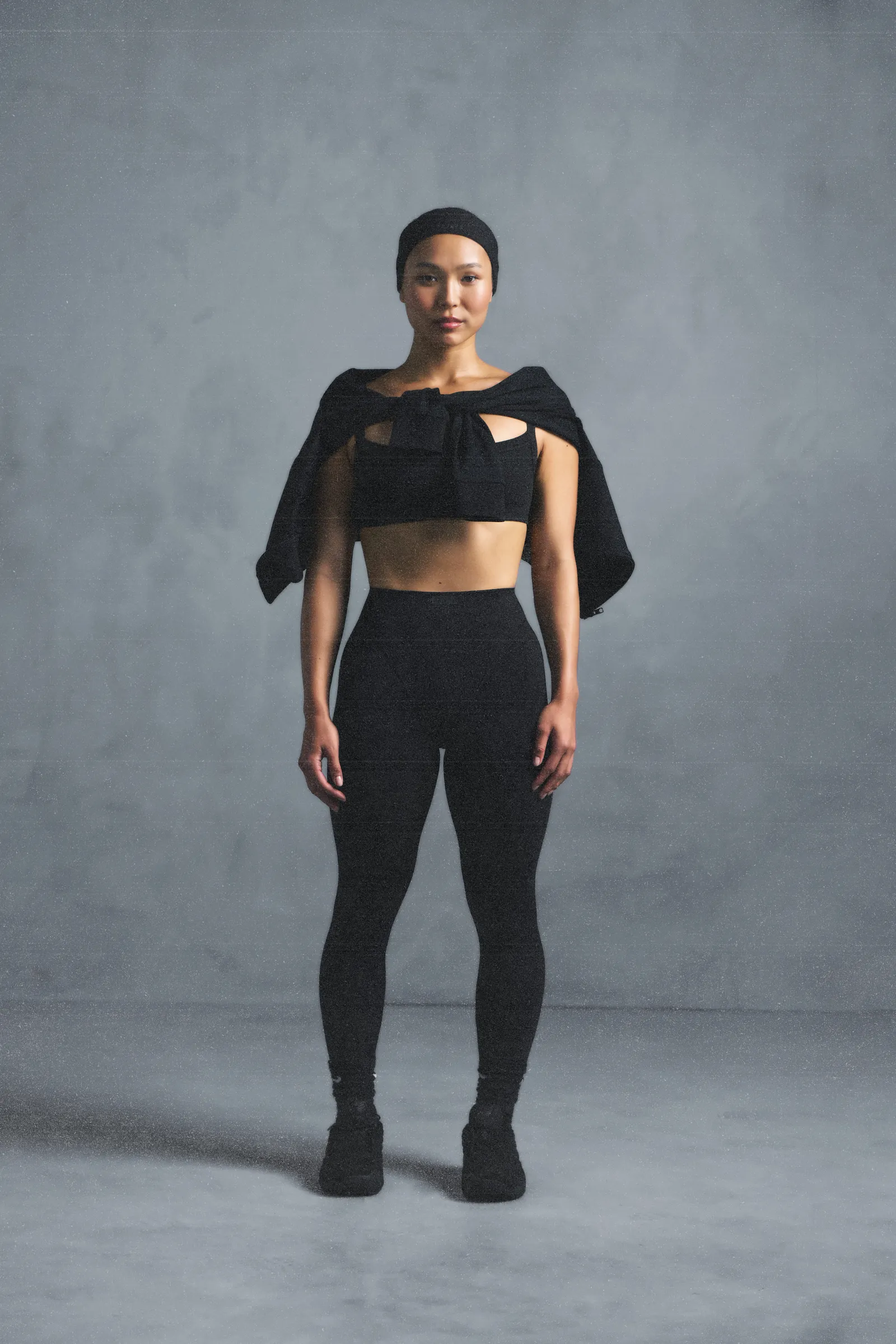 Chloe Kim in NikeSkims