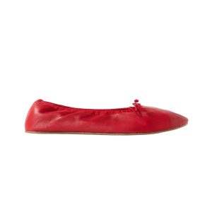 The row leather ballet flats