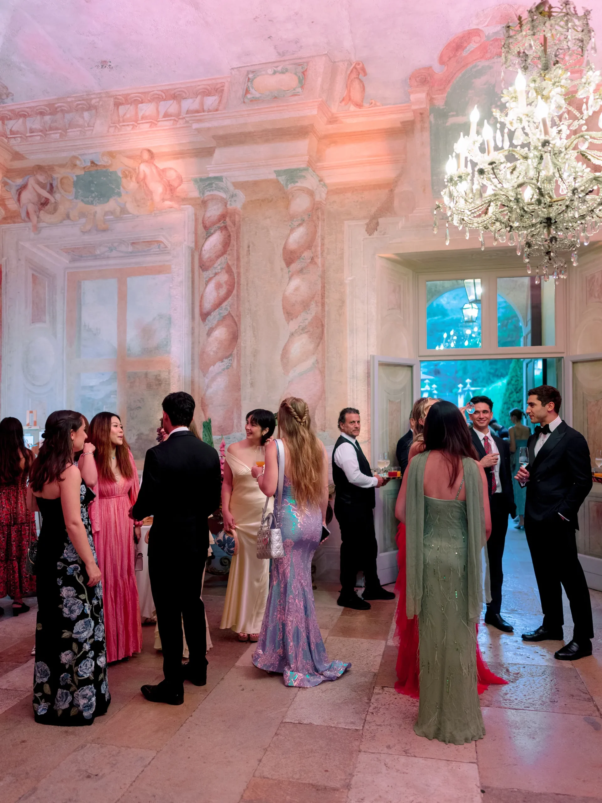 Bruiloft in een italiaanse villa