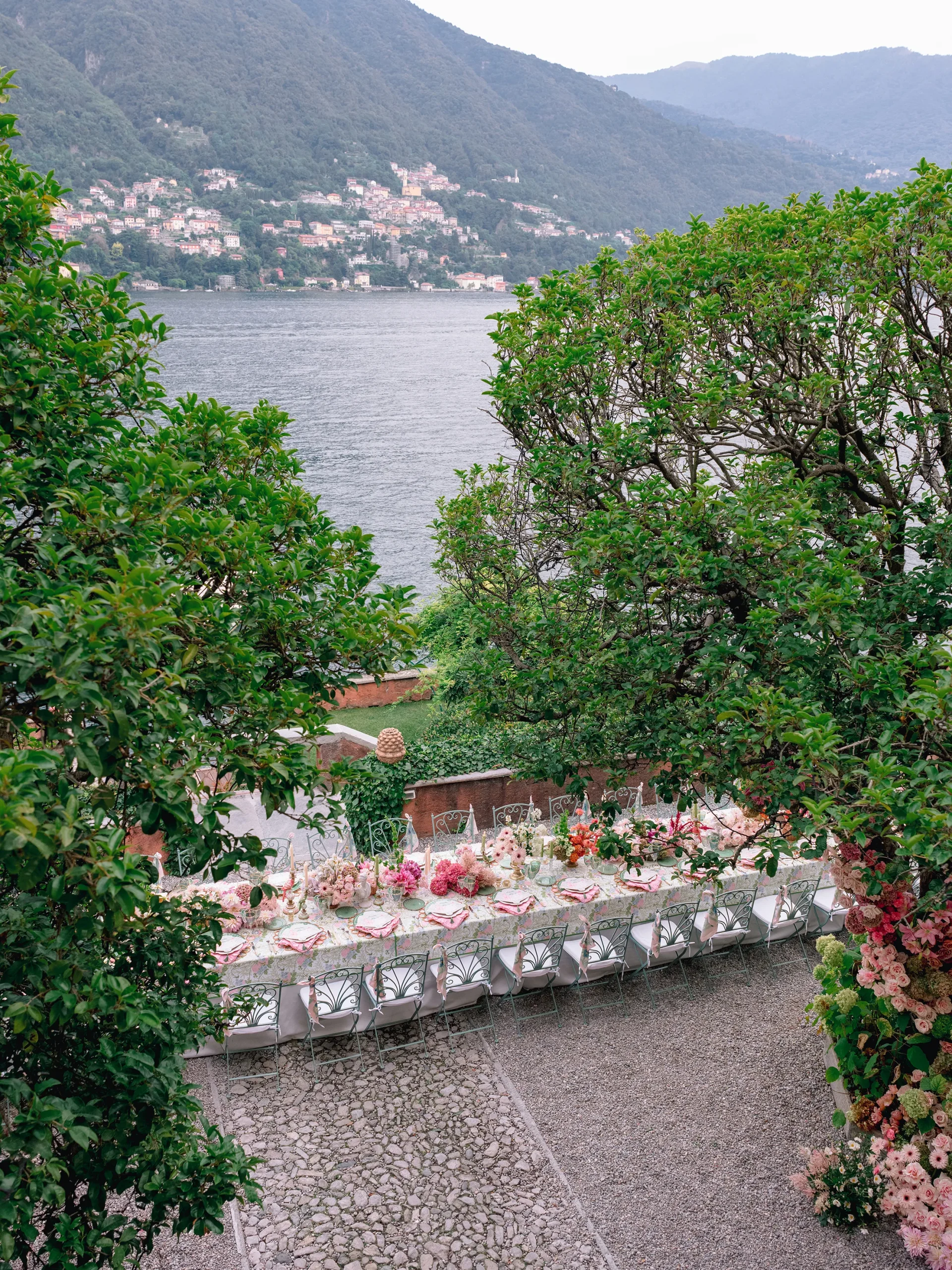 Bruidsdiner bij Comomeer