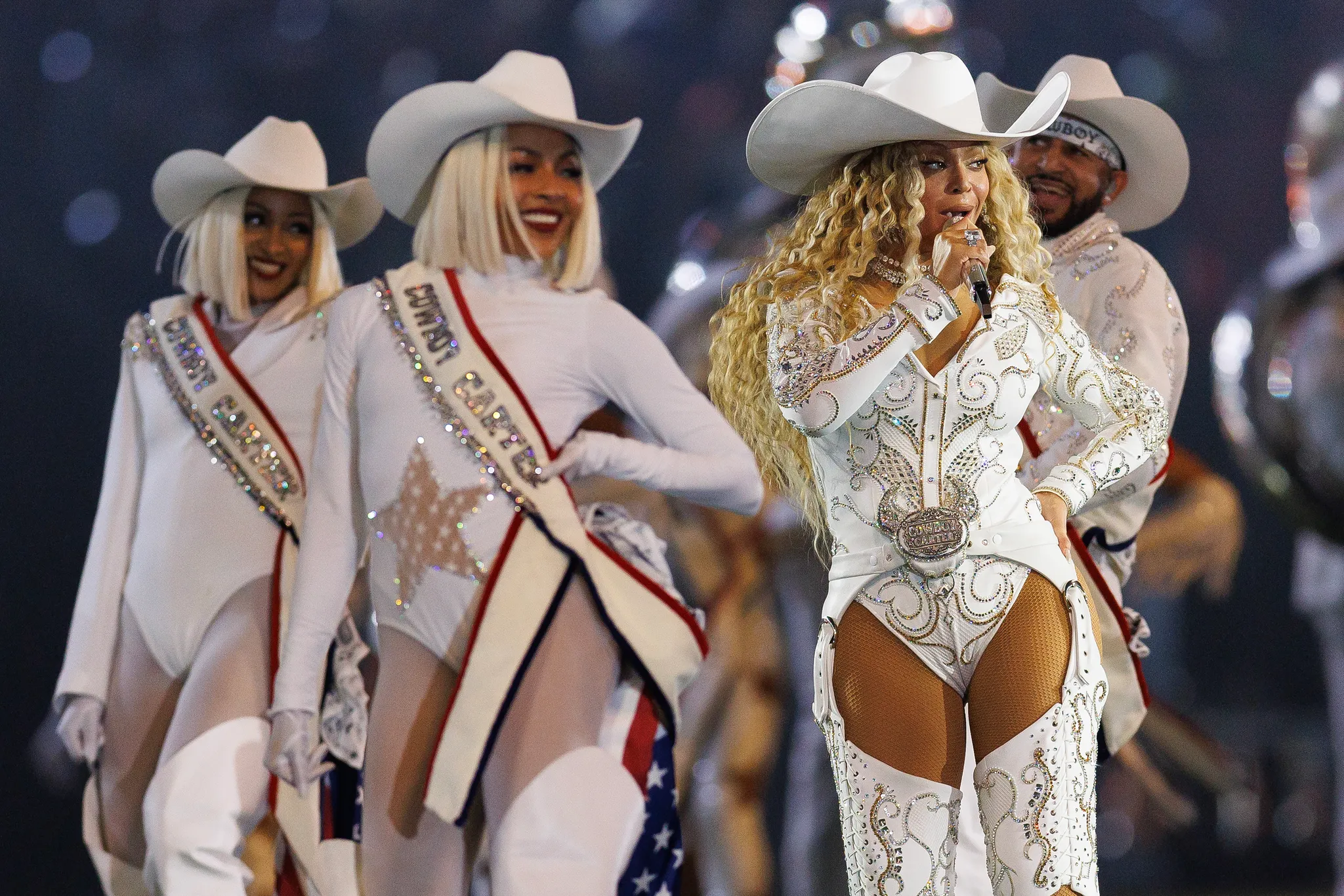 Beyonce Performing in Houston, Texas in 2024