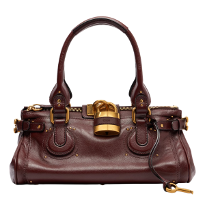 bordeauxrode tas chloe