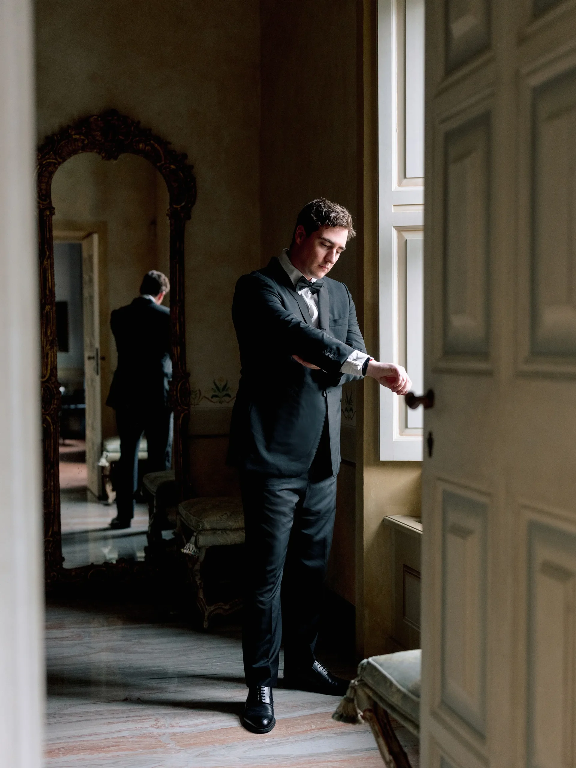 David Pownall in bruidspak