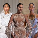 Momenten van Gia Bab op de catwalk