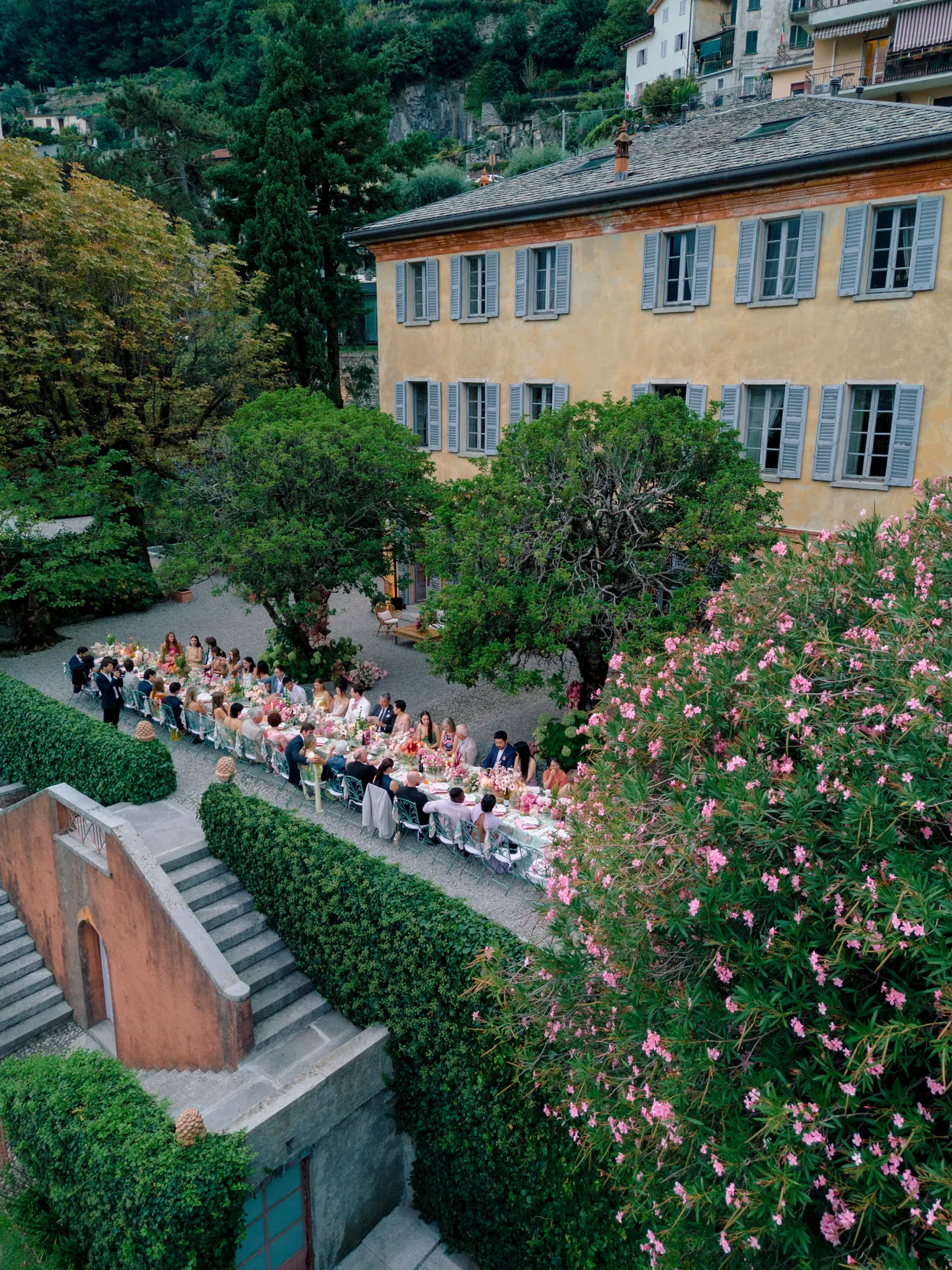 Trouwdiner bij Comomeer