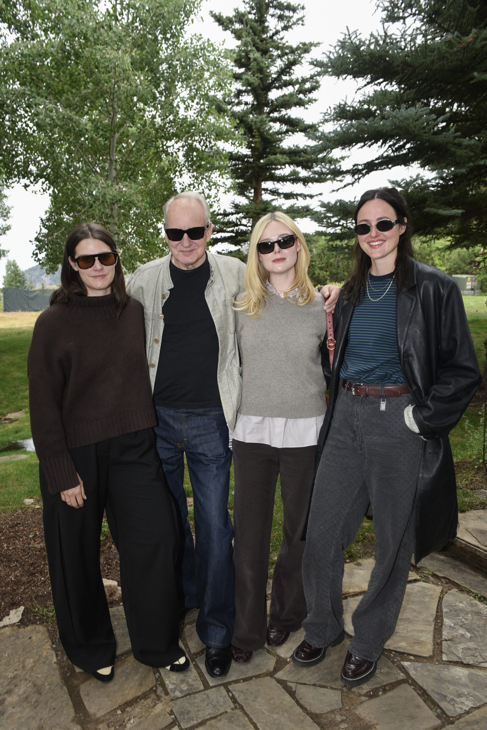Inga Ibsdotter Lilleaas, Stellan Skarsgård, Elle Fanning en Renate Reinsve op het Telluride Filmfestival 2025