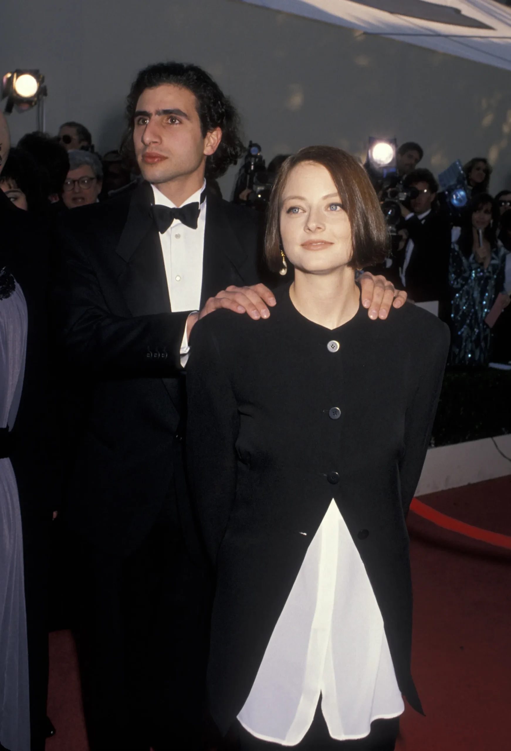 Jodie Foster in Armani in 1990