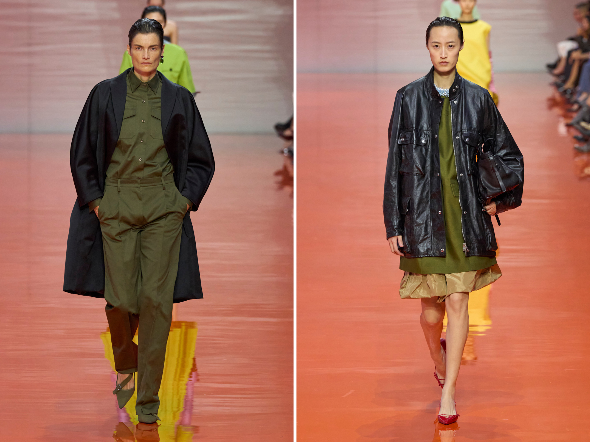 prada lente zomer 2026 legergroen