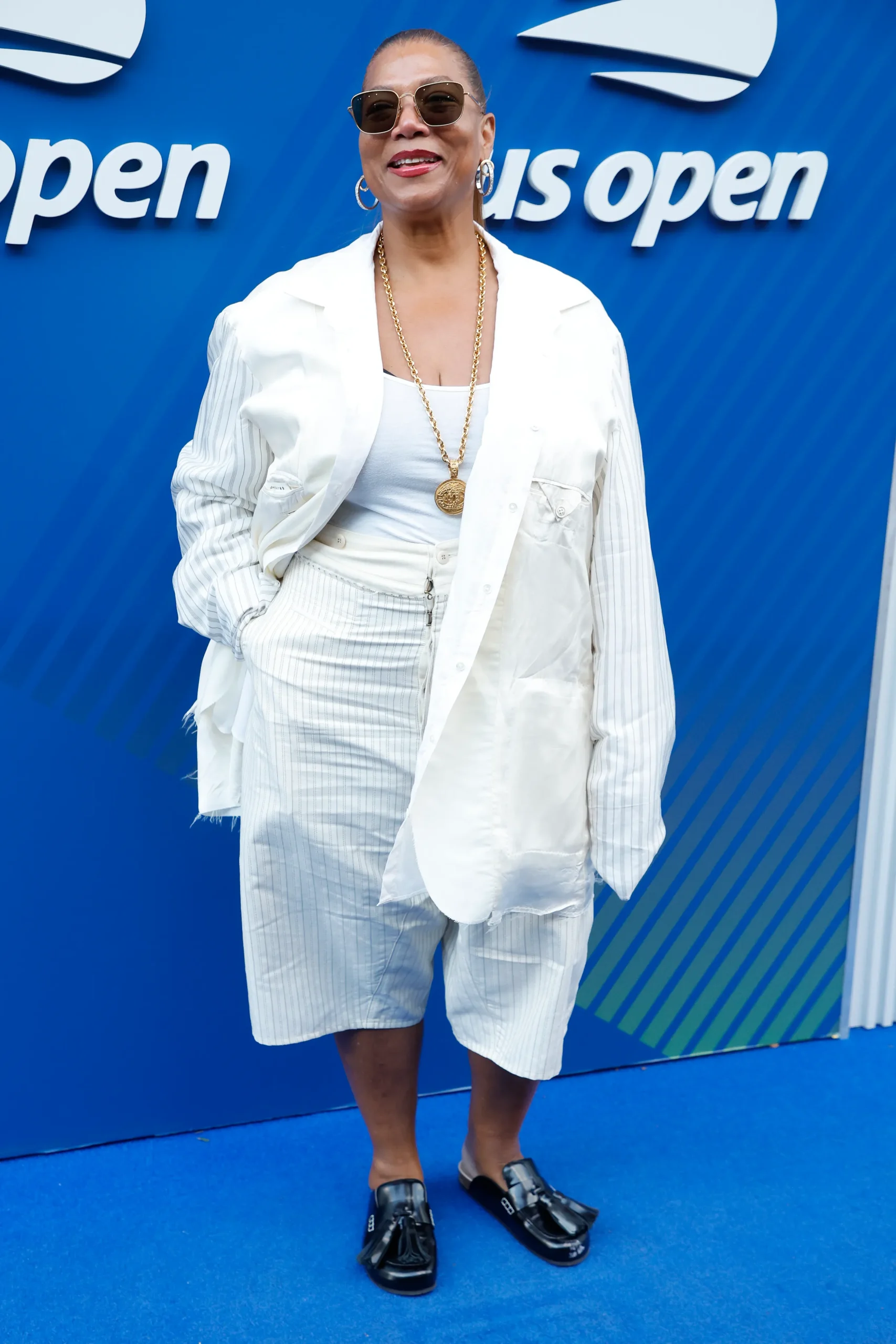 Queen Latifah een van de beroemdheden aanwezig bij US Open 2025