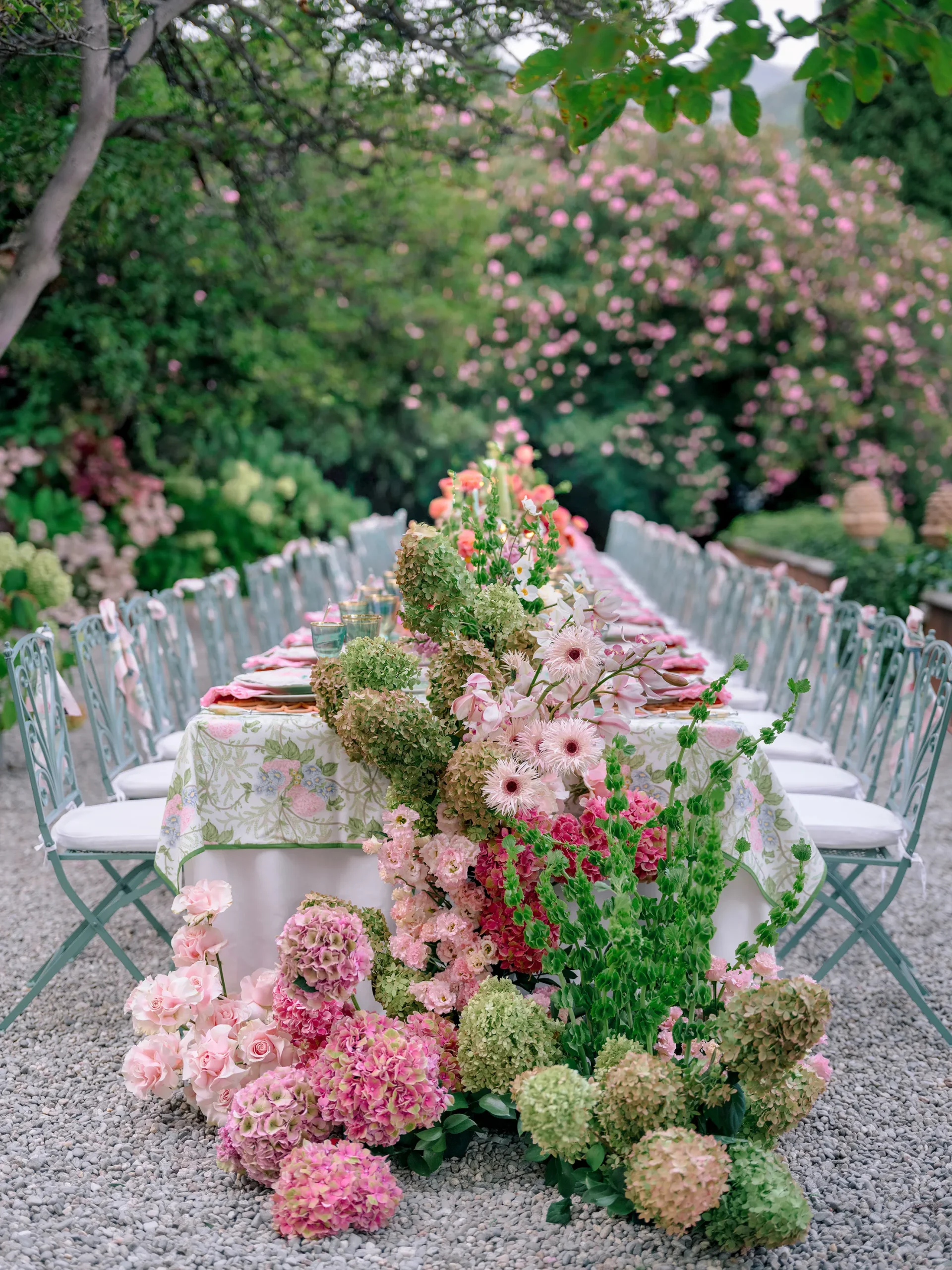 Eettafel van het rehearsal diner