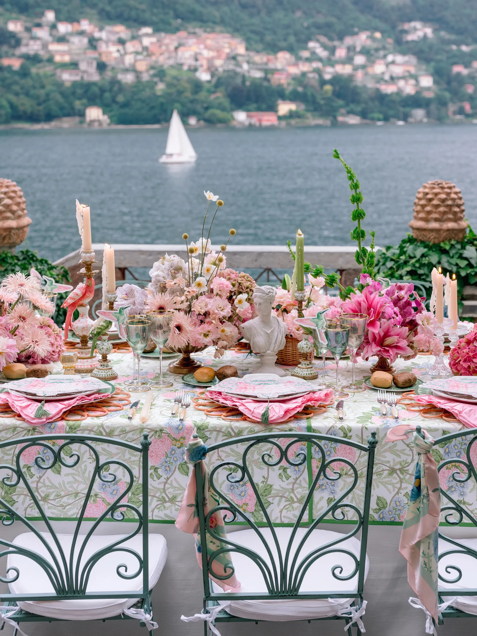 Eettafel van het rehearsal diner